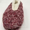 Pantres de ballerine de concepteur Sherpa tricot